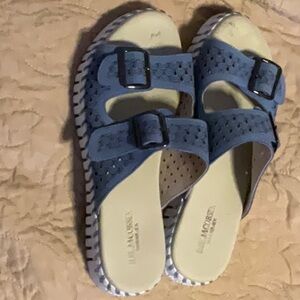 Ilse Jacobsen Tulip Buckle Slide Sandal. Size 8